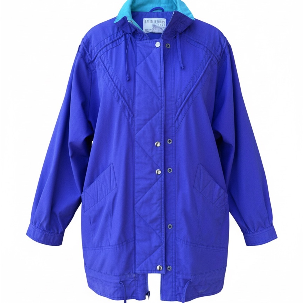 Vintage Purple Women's Anorak Jacket - Mulberry Street Size “M”
